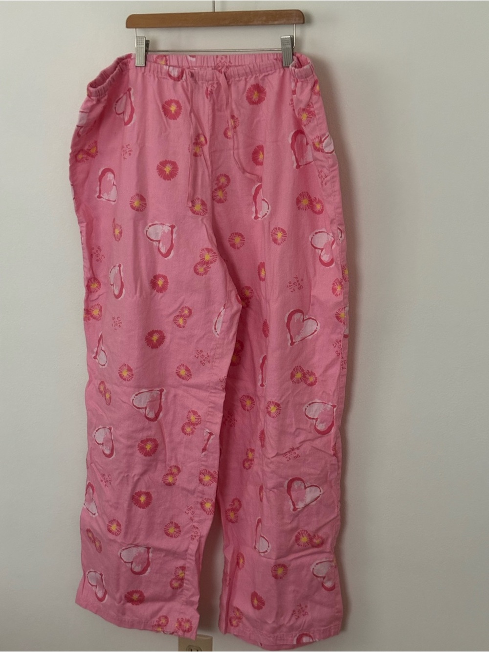 100% cotton Life is Good XXL Pink Heart-PJ  Pants